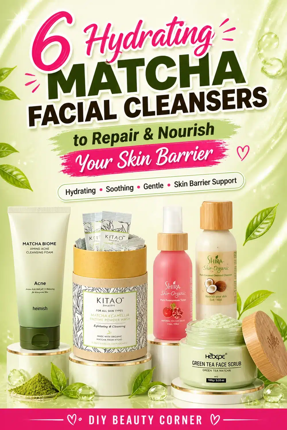 6 Hydrating Matcha Facial Cleansers to Repair and Nourish Your Skin Barrier