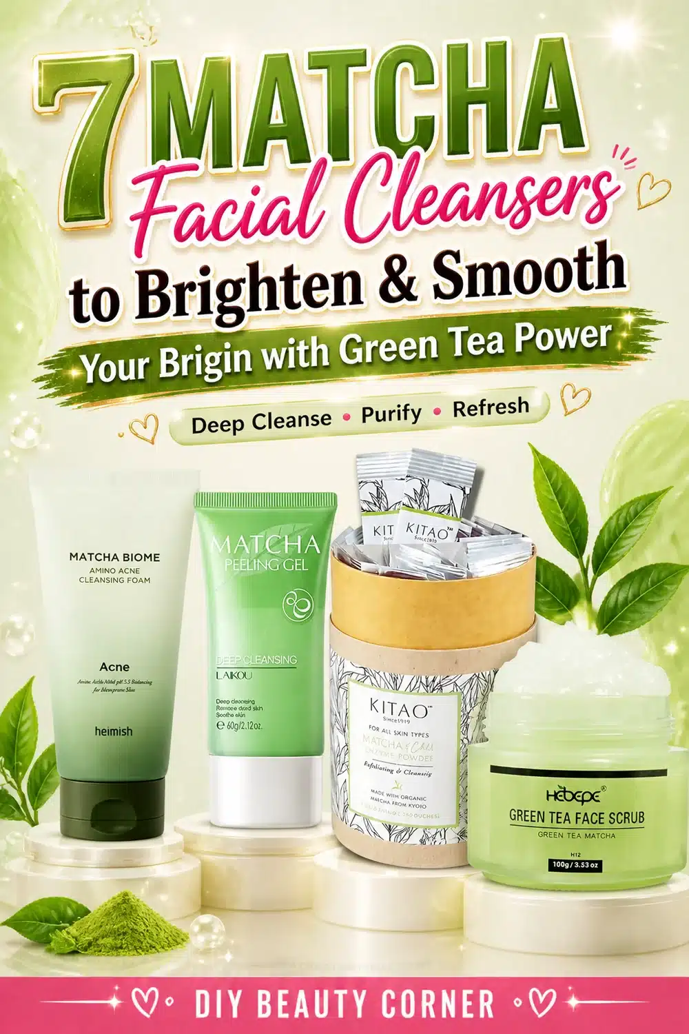 7 Matcha Facial Cleansers to Brighten & Smooth Your Skin with Green Tea Power