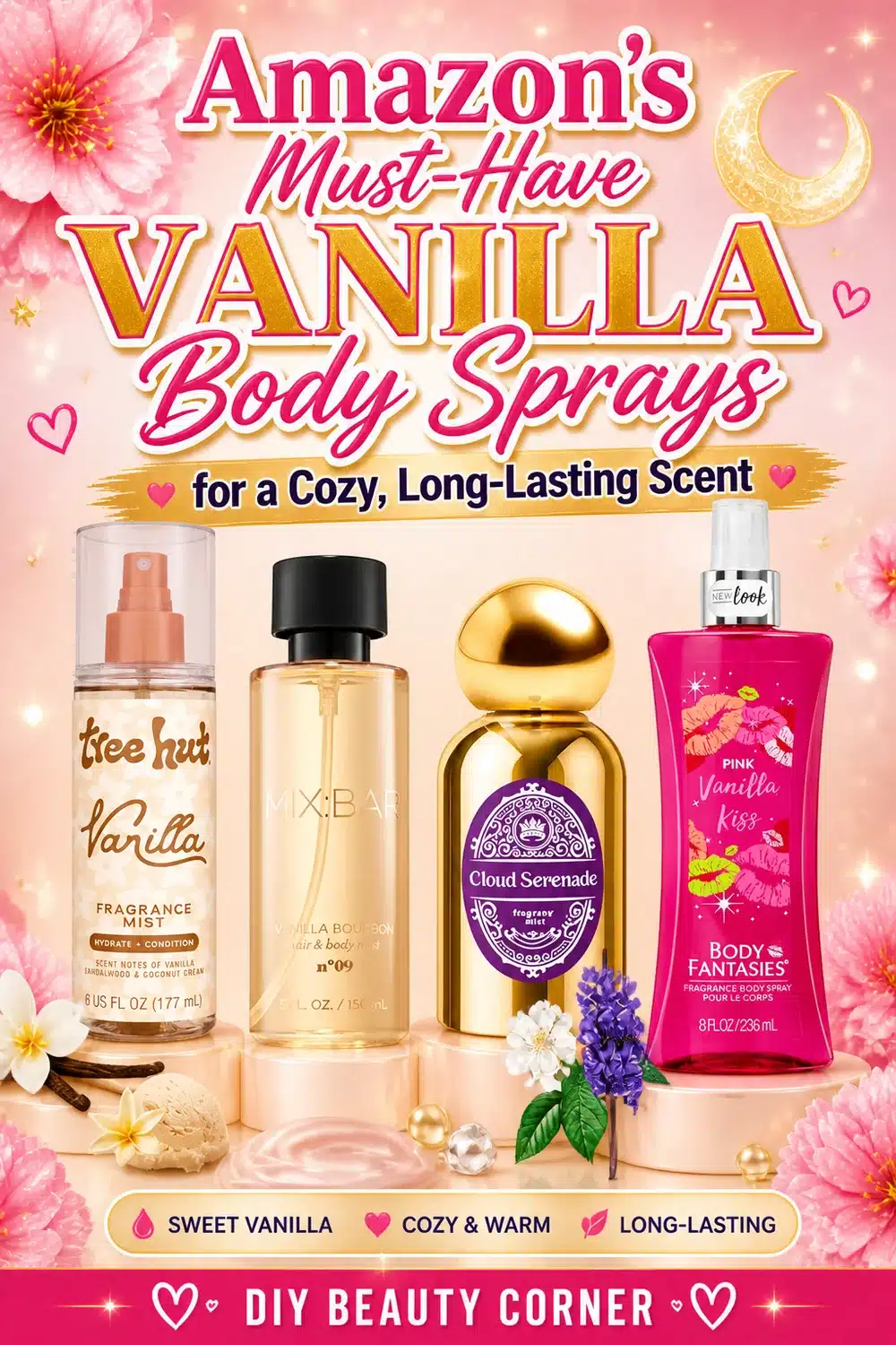 Amazon’s Must-Have Vanilla Body Sprays for a Cozy, Long-Lasting Scent