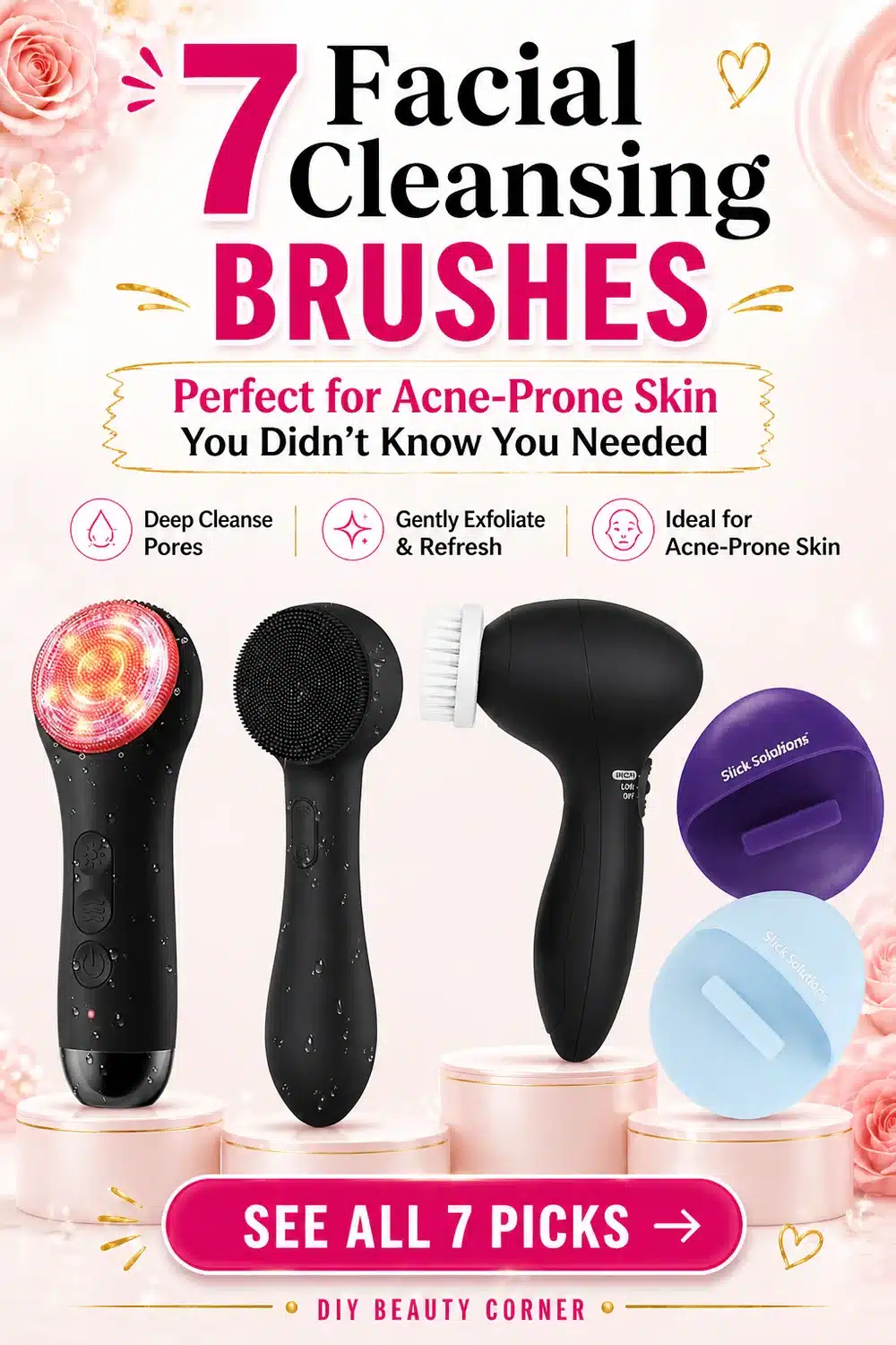 7 Facial Cleansing Brushes Perfect for Acne-Prone Skin You Didn’t Know You Needed