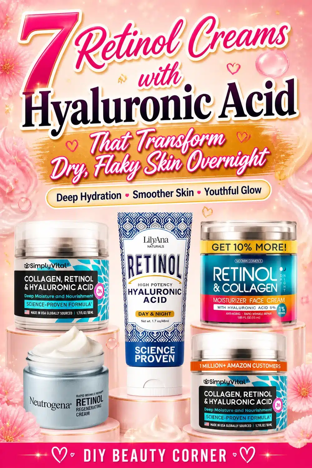 7 Retinol Creams with Hyaluronic Acid That Transform Dry, Flaky Skin Overnight
