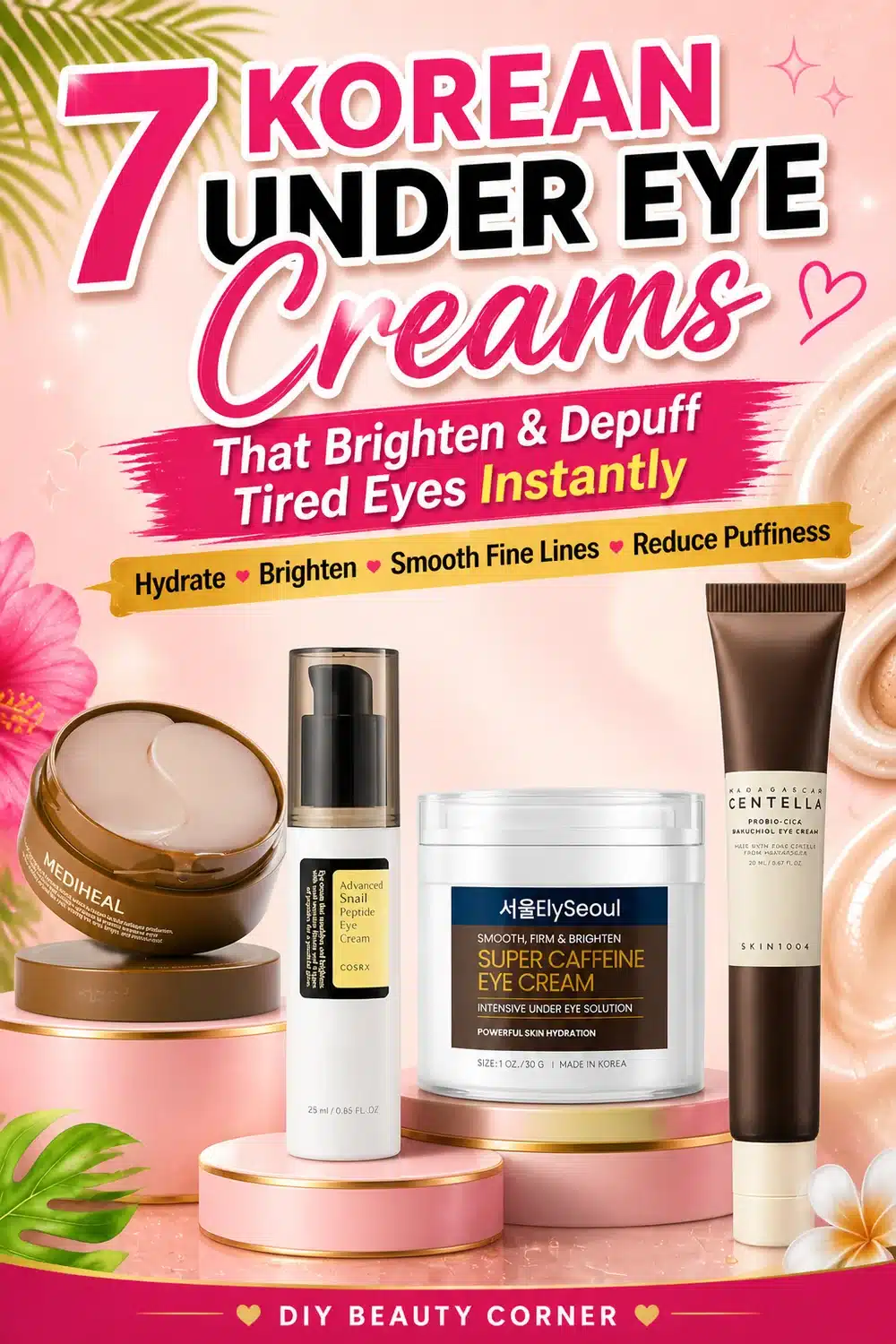 7 Korean Under Eye Creams That Brighten and Depuff Tired Eyes Instantly