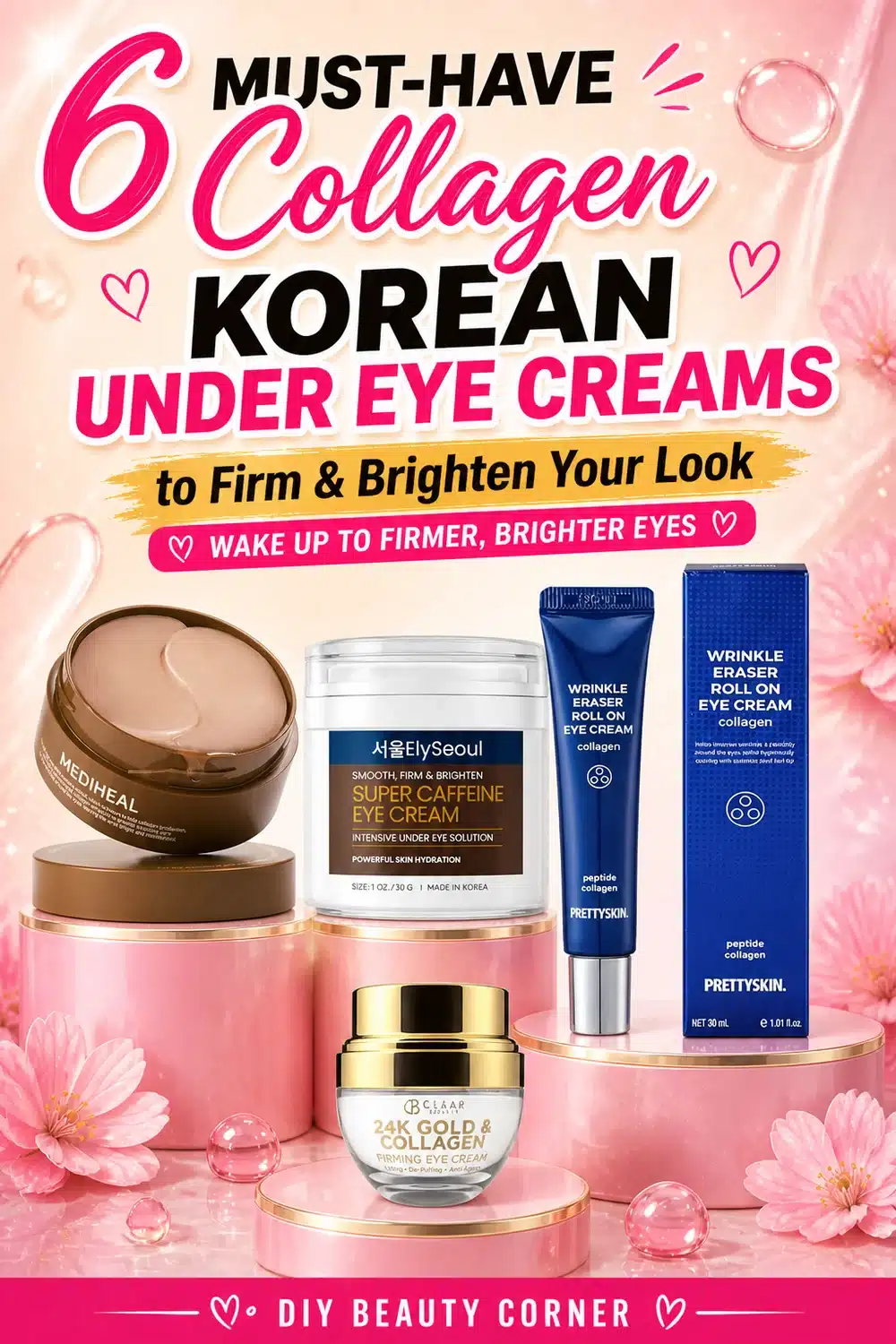 6 Must-Have Collagen Korean Under Eye Creams to Firm and Brighten Your Look