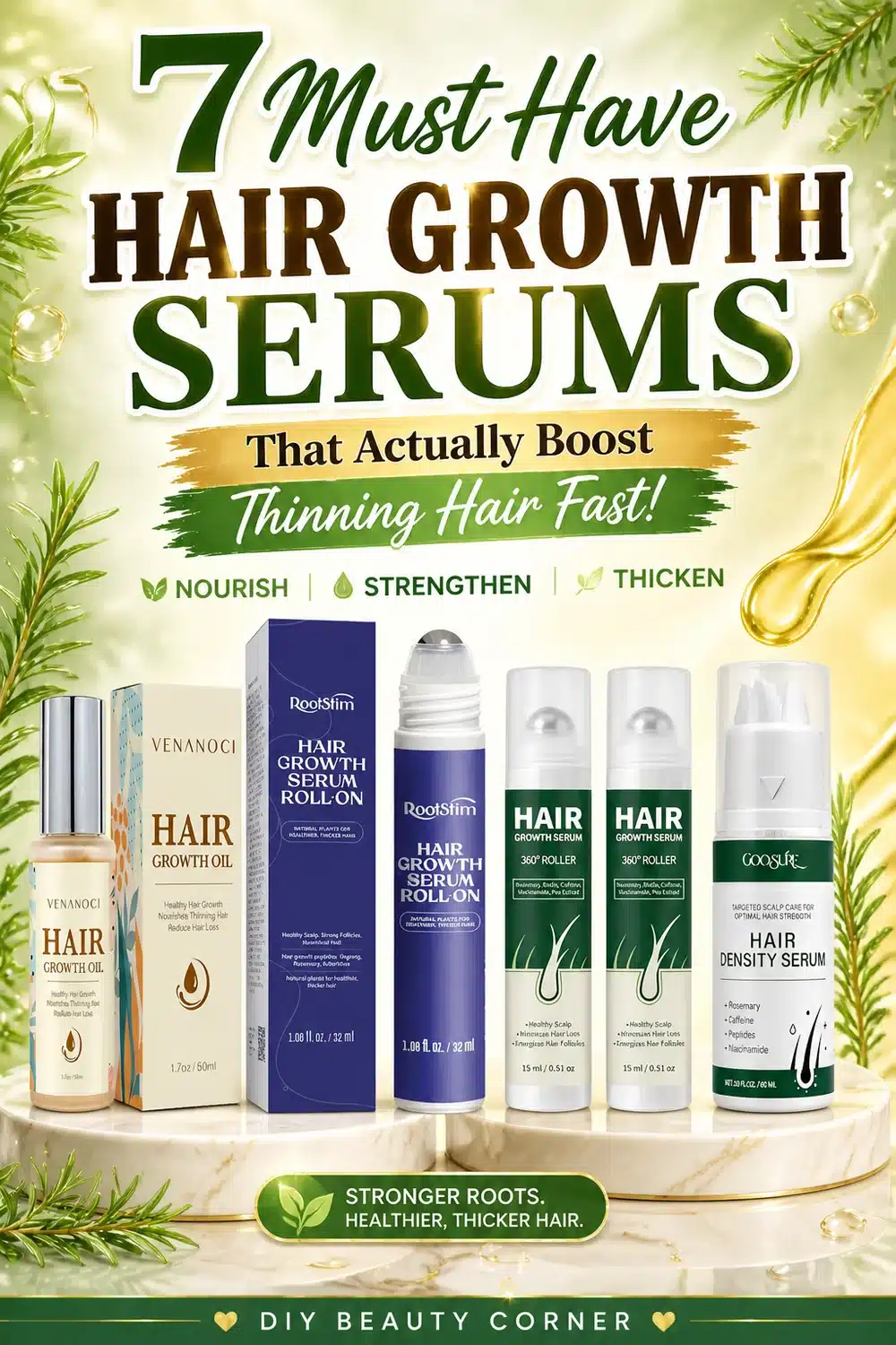 7 Must-Have Hair Growth Serums on Amazon That Actually Boost Thinning Hair Fast