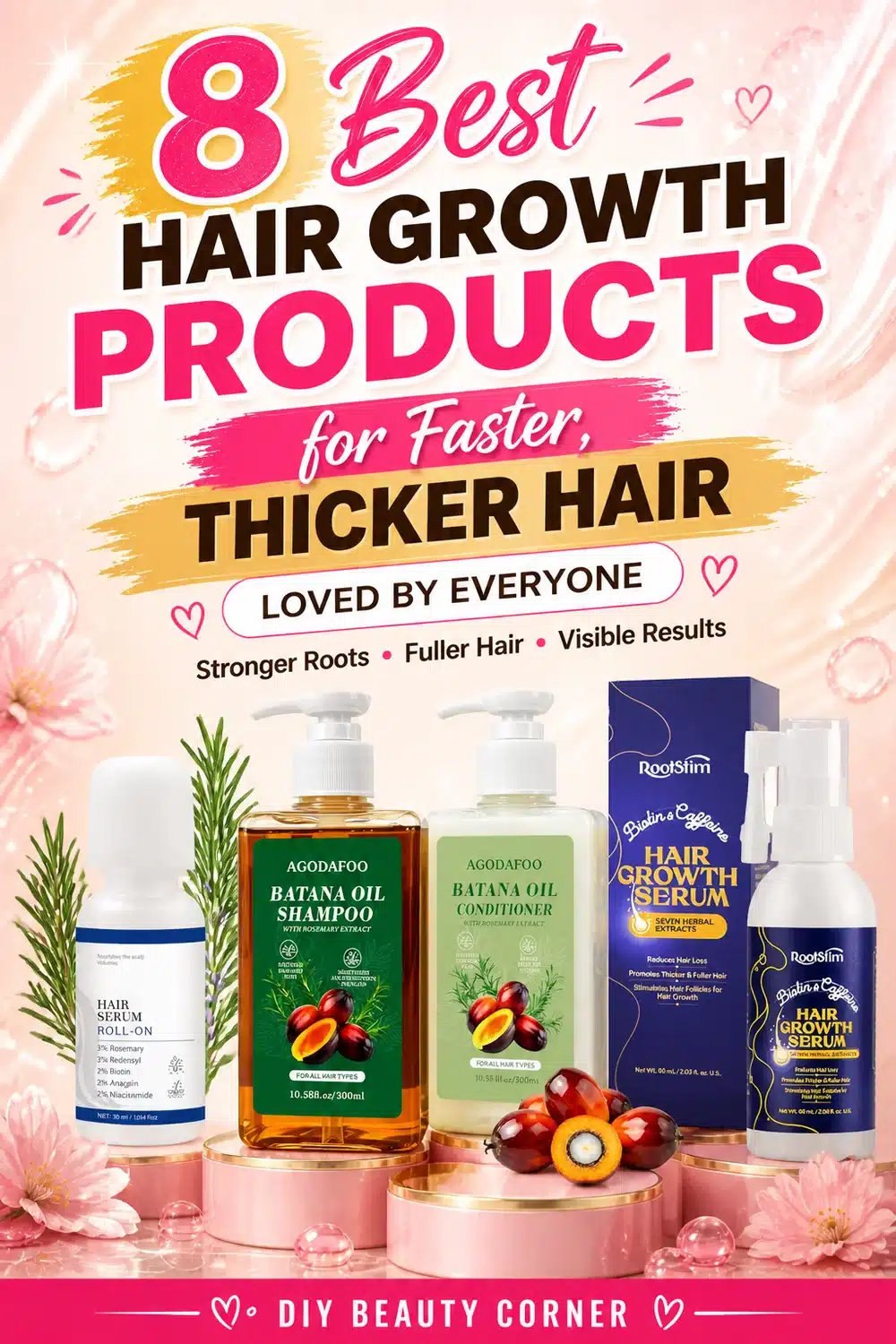 8 Best Amazon Hair Growth Products for Faster, Thicker Hair Loved by Everyone