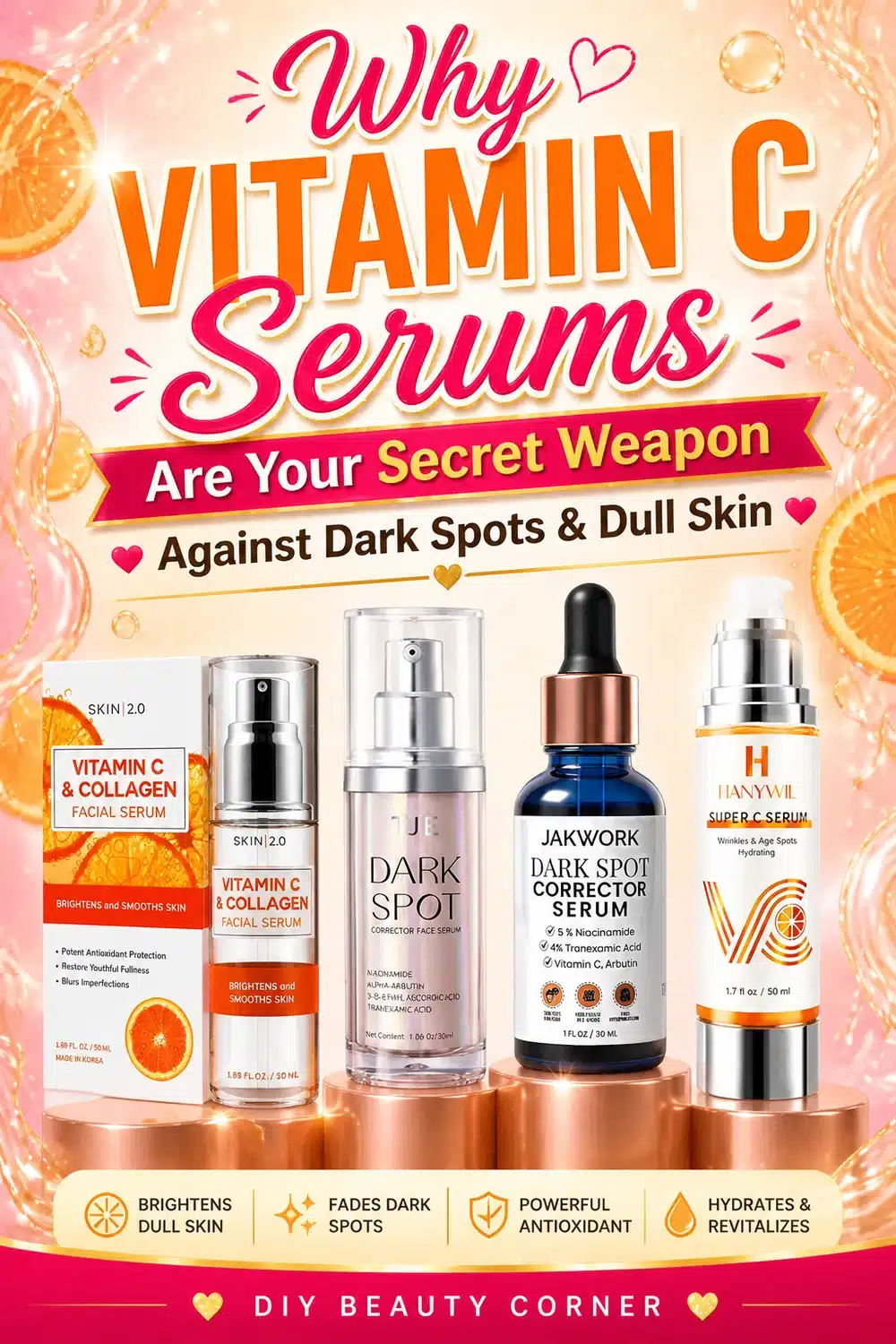 Why Vitamin C Serums Are Your Secret Weapon Against Dark Spots and Dull Skin