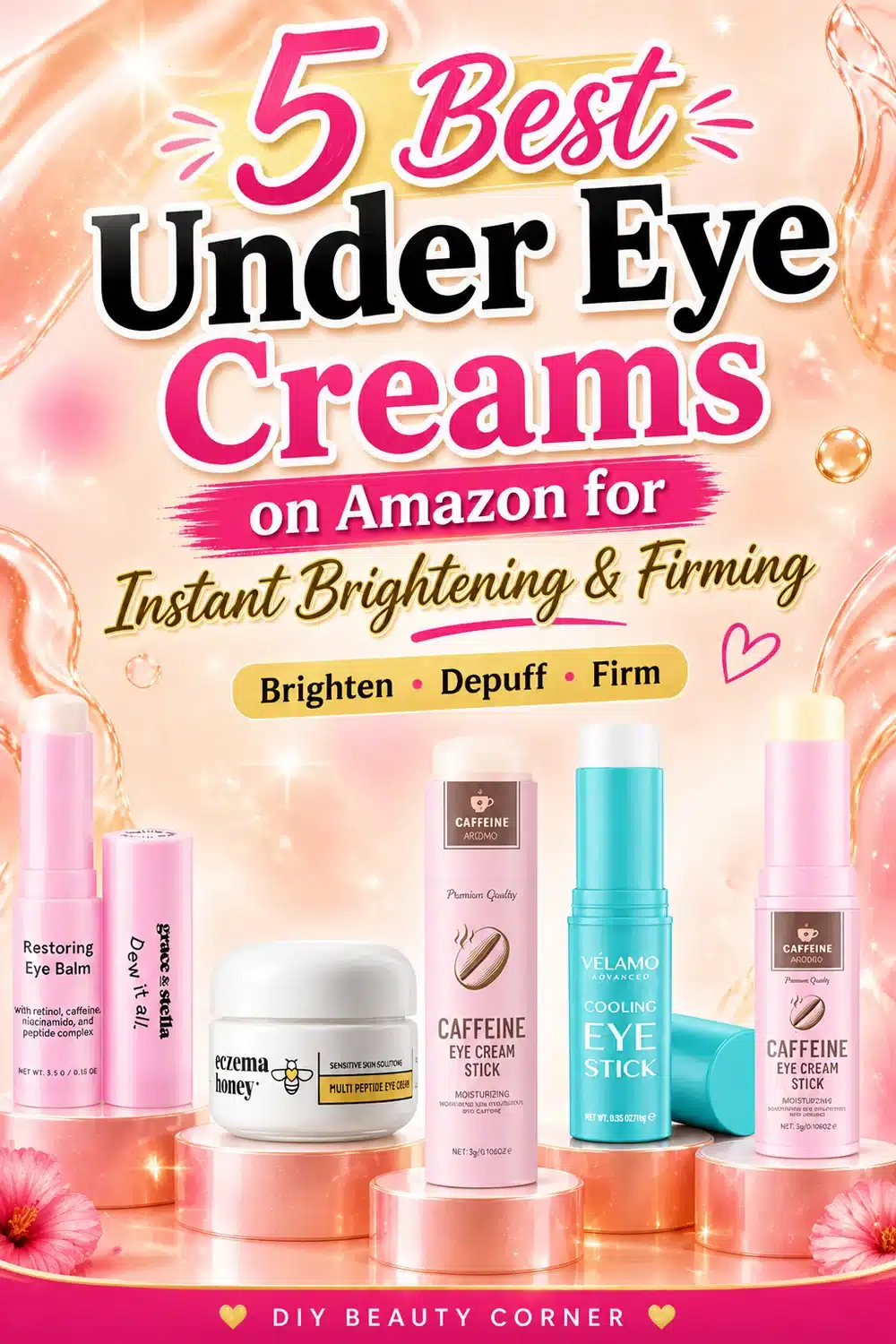 5 Best Under Eye Creams on Amazon for Instant Brightening & Firming