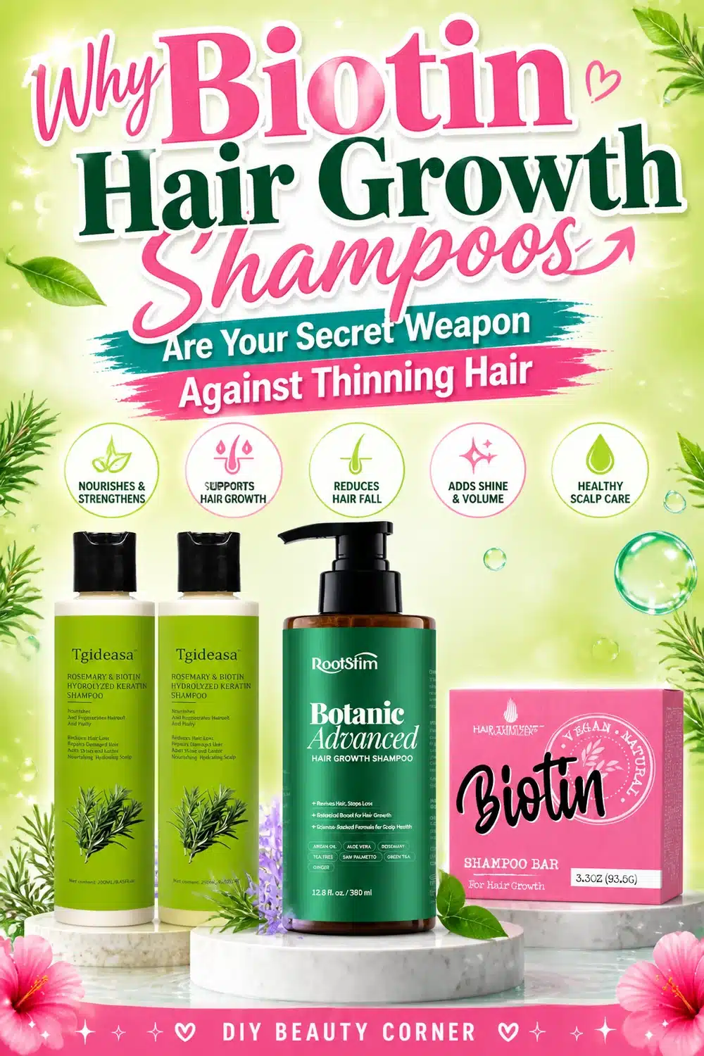 Why Biotin Hair Growth Shampoos Are Your Secret Weapon Against Thinning Hair