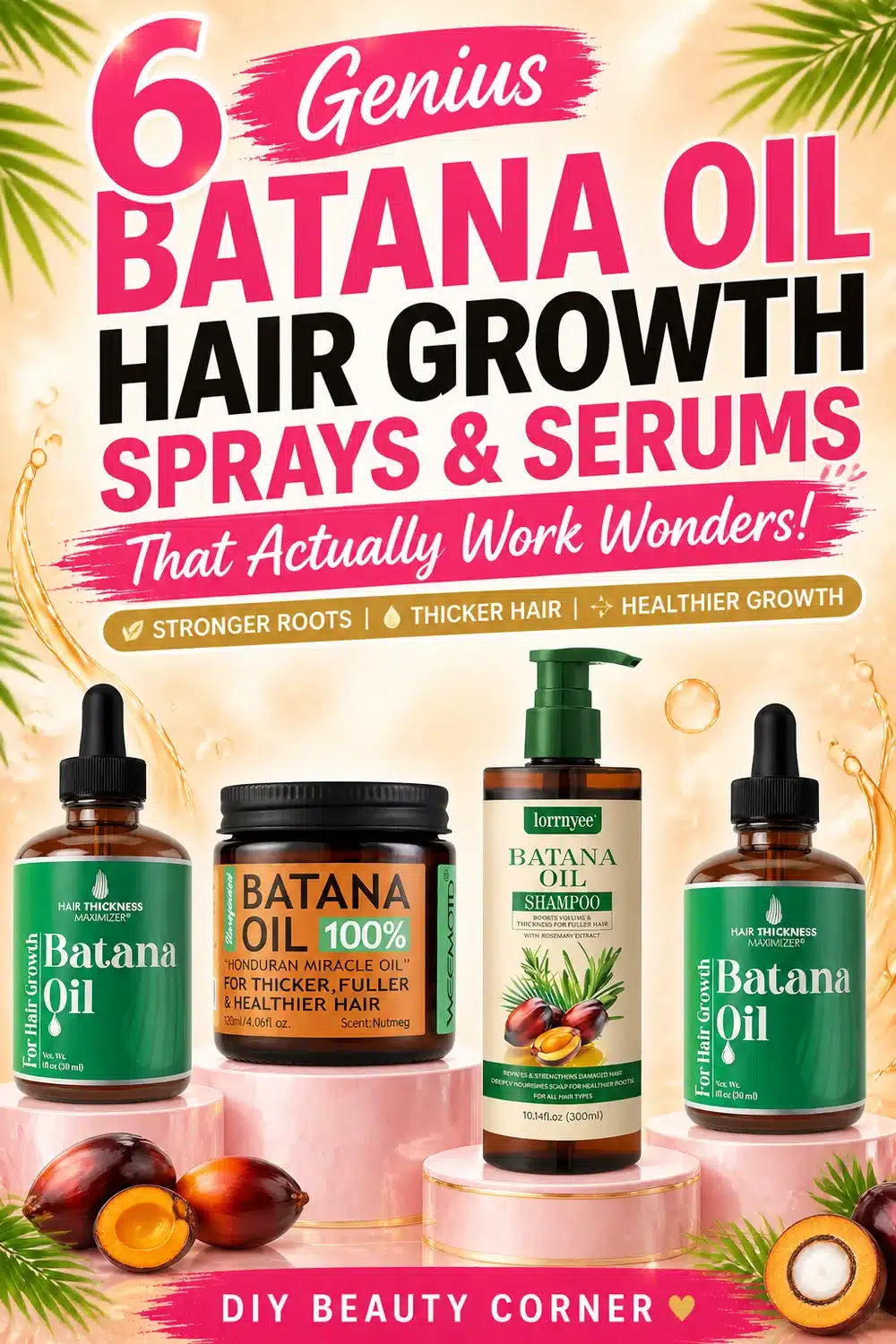 6 Genius Batana Oil Hair Growth Sprays and Serums That Actually Work Wonders
