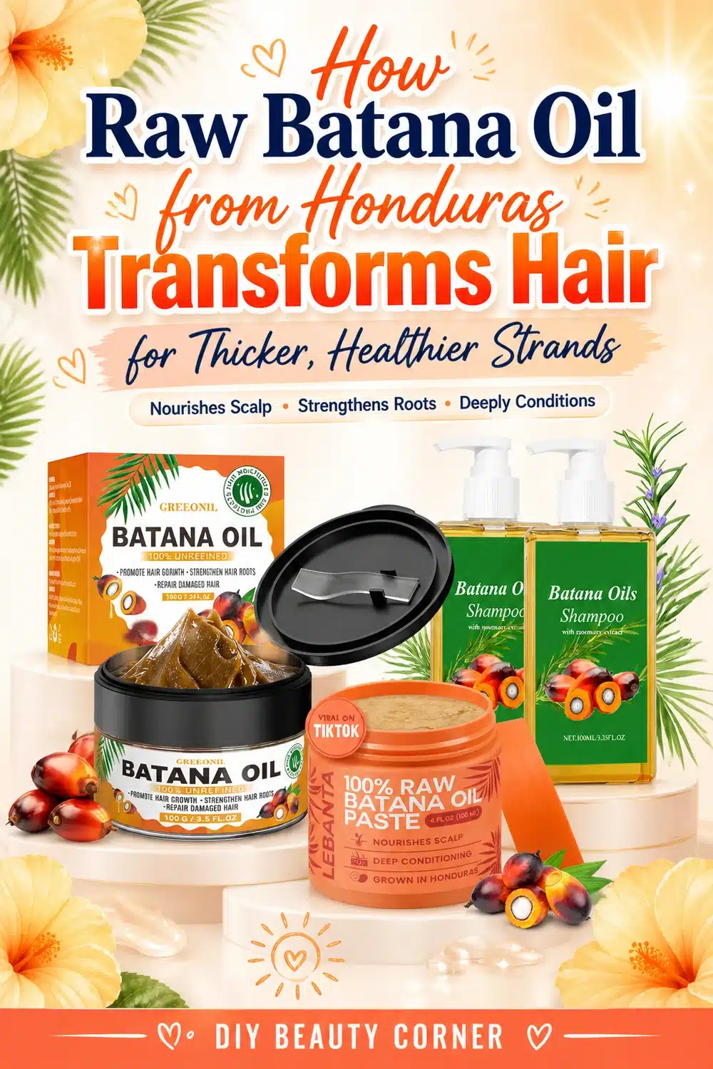 How Raw Batana Oil from Honduras Transforms Hair for Thicker, Healthier Strands