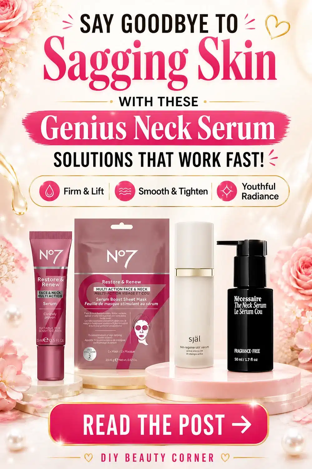 Say Goodbye to Sagging Skin With These Genius Neck Serum Solutions That Work Fast