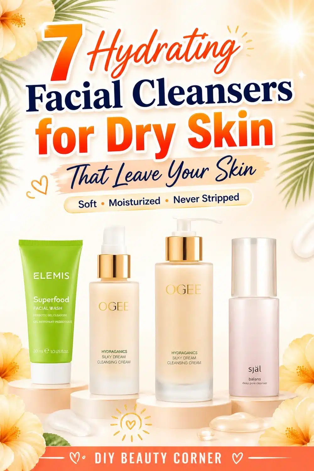 7 Hydrating Facial Cleansers for Dry Skin That Leave Your Skin Soft & Moisturized