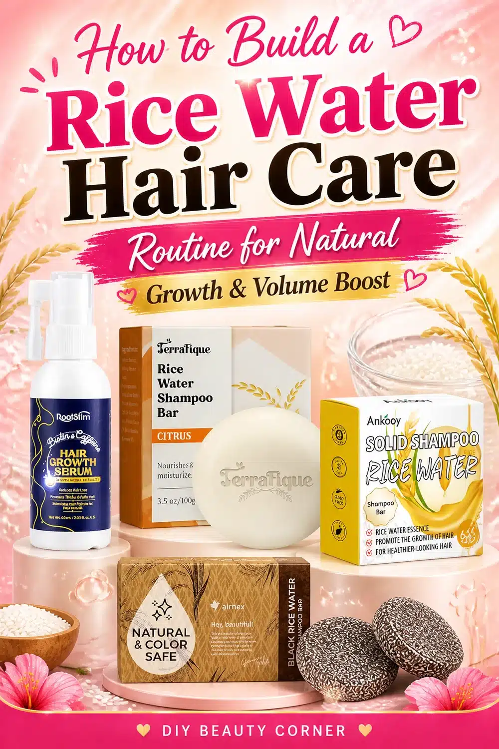How to Build a Rice Water Hair Care Routine for Natural Growth & Volume Boost