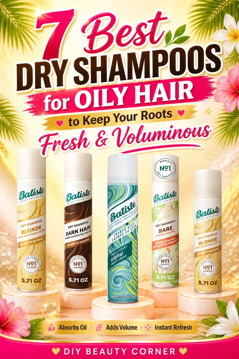 7 Best Dry Shampoos for Oily Hair to Keep Your Roots Fresh and Voluminous