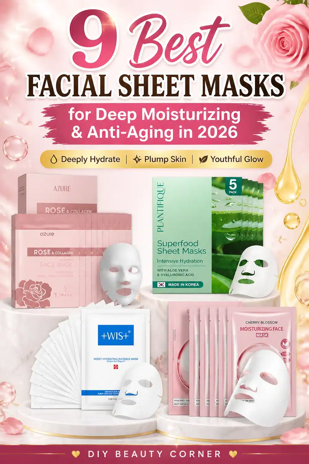 9 Best Facial Sheet Masks for Deep Moisturizing & Anti-Aging in 2026