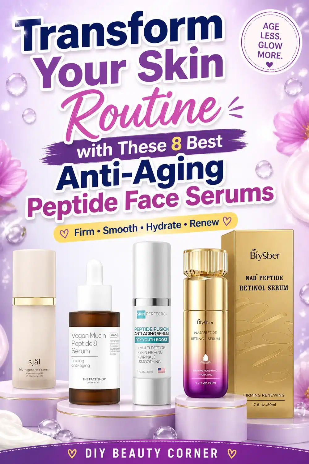 Transform Your Skin Routine with These 8 Best Anti-Aging Peptide Face Serums