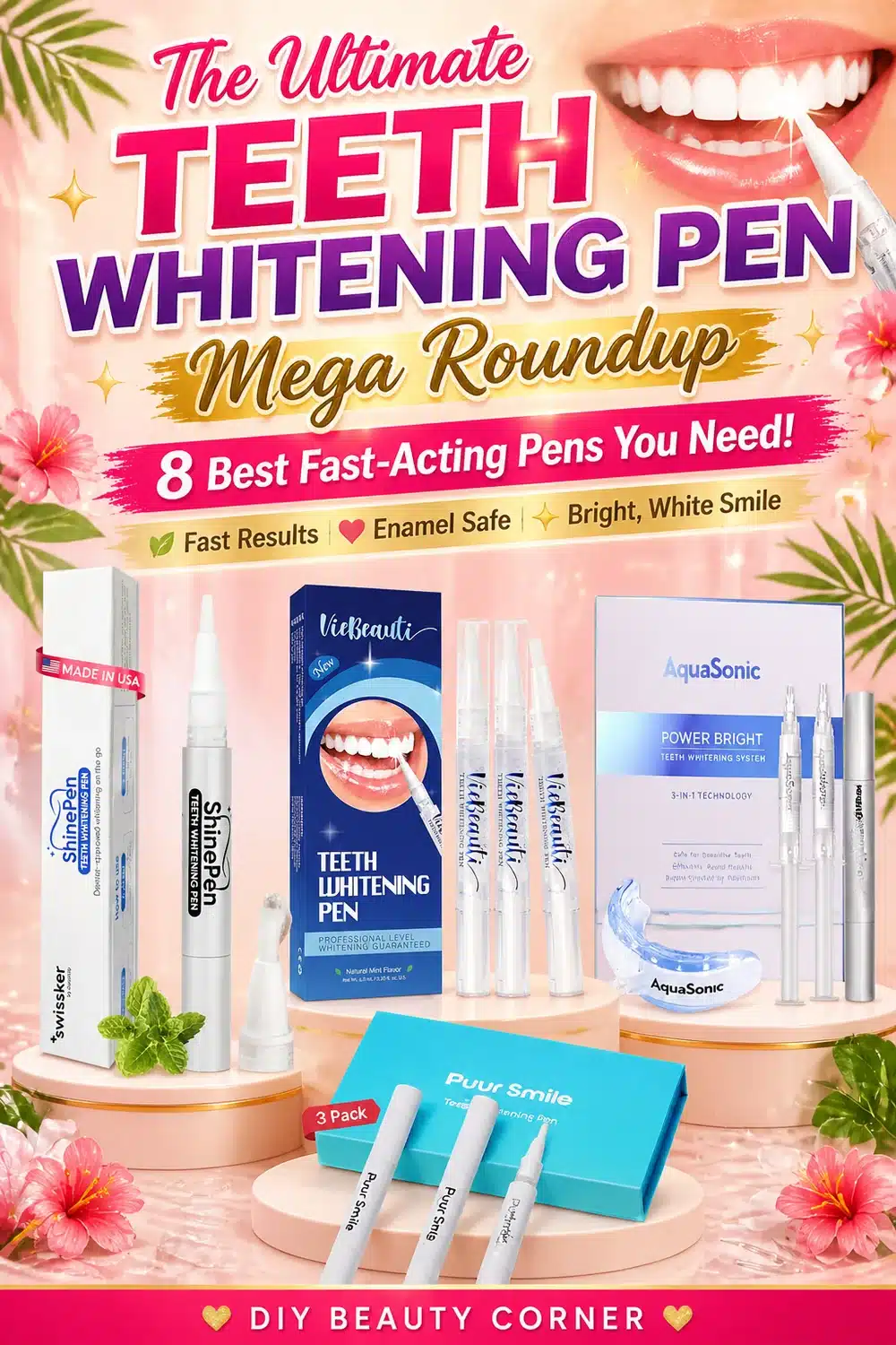 The Ultimate Teeth Whitening Pen Mega Roundup: 8 Best Fast-Acting Pens You Need