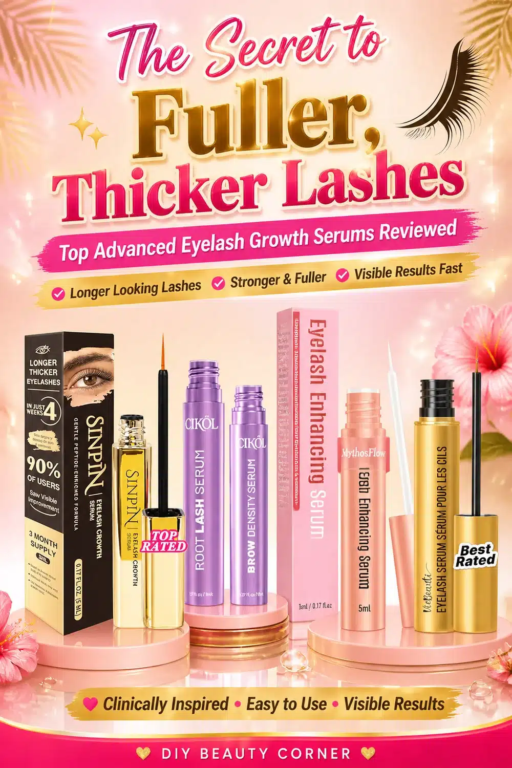 The Secret to Fuller, Thicker Lashes: Top Advanced Eyelash Growth Serums Reviewed