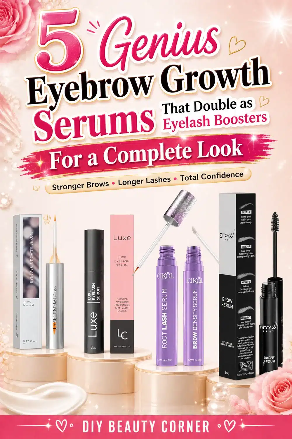 5 Genius Eyebrow Growth Serums That Double as Eyelash Boosters for a Complete Look