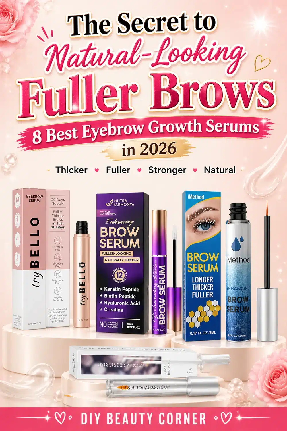 The Secret to Natural-Looking Fuller Brows: 8 Best Eyebrow Growth Serums in 2026