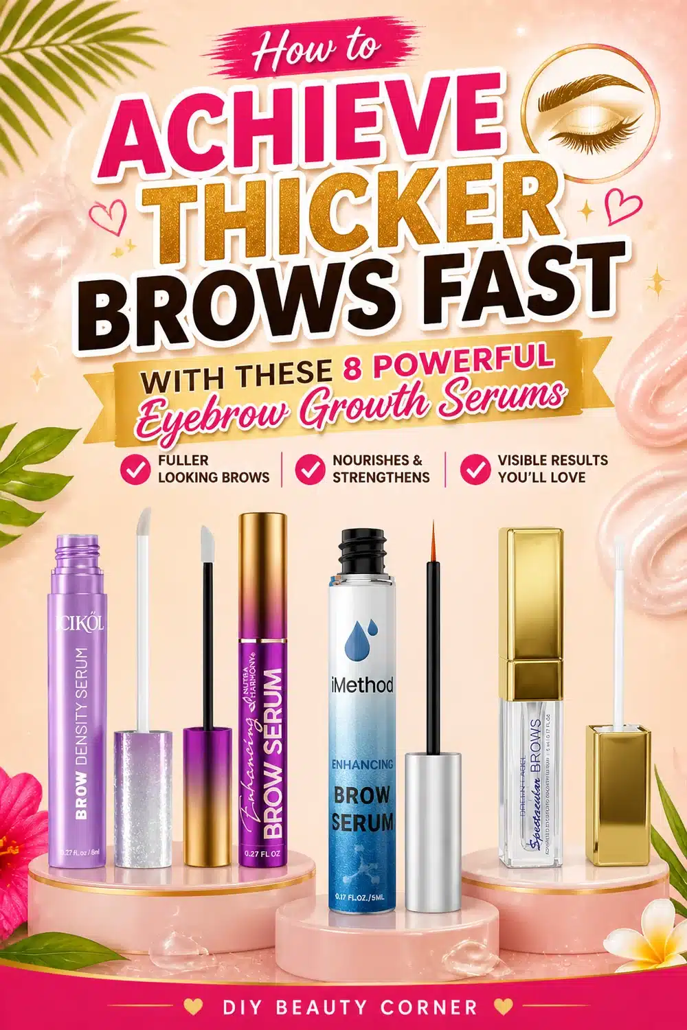 How to Achieve Thicker Brows Fast with These 8 Powerful Eyebrow Growth Serums