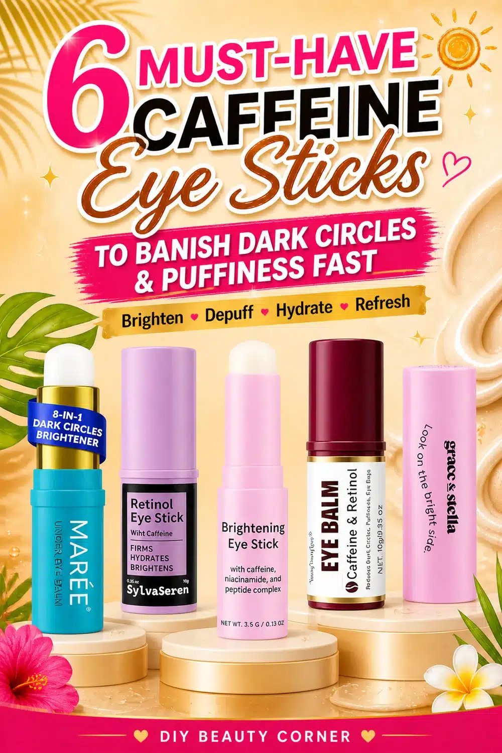 6 Must-Have Caffeine Eye Sticks to Banish Dark Circles and Puffiness Fast