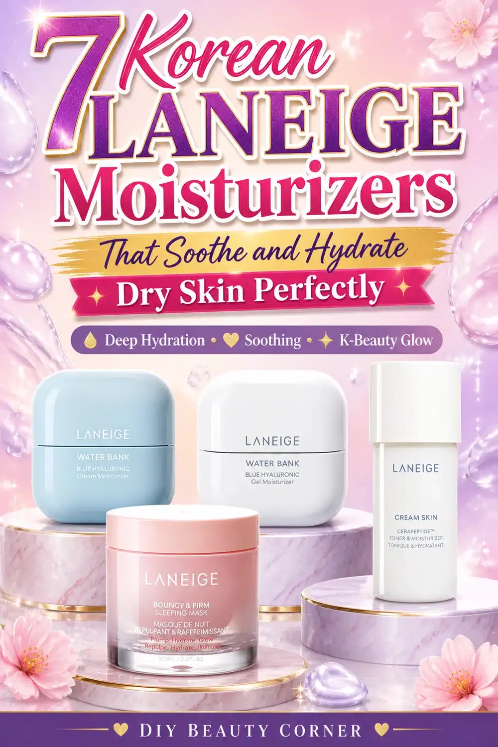 7 Korean LANEIGE Moisturizers That Soothe and Hydrate Dry Skin Perfectly