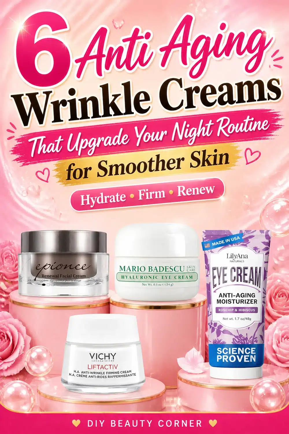 6 Anti Aging Wrinkle Creams That Upgrade Your Night Routine for Smoother Skin