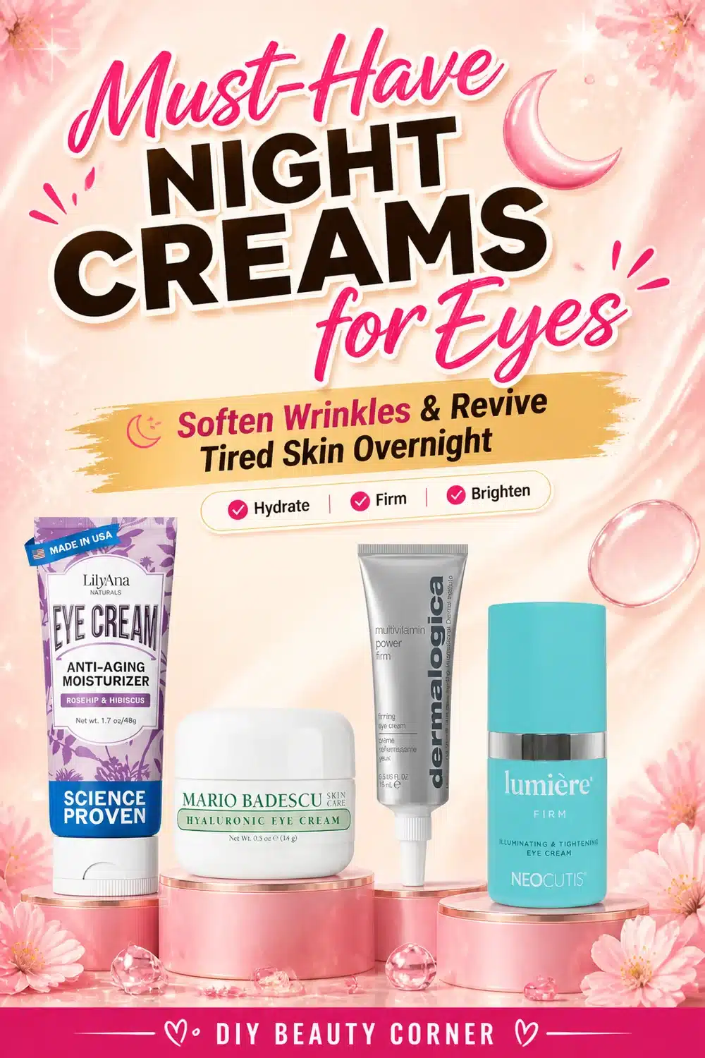 Must-Have Night Creams for Eyes: Soften Wrinkles & Revive Tired Skin Overnight