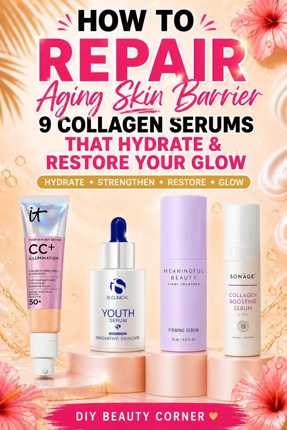 How to Repair Aging Skin Barrier: 9 Collagen Serums That Hydrate & Restore Your Glow