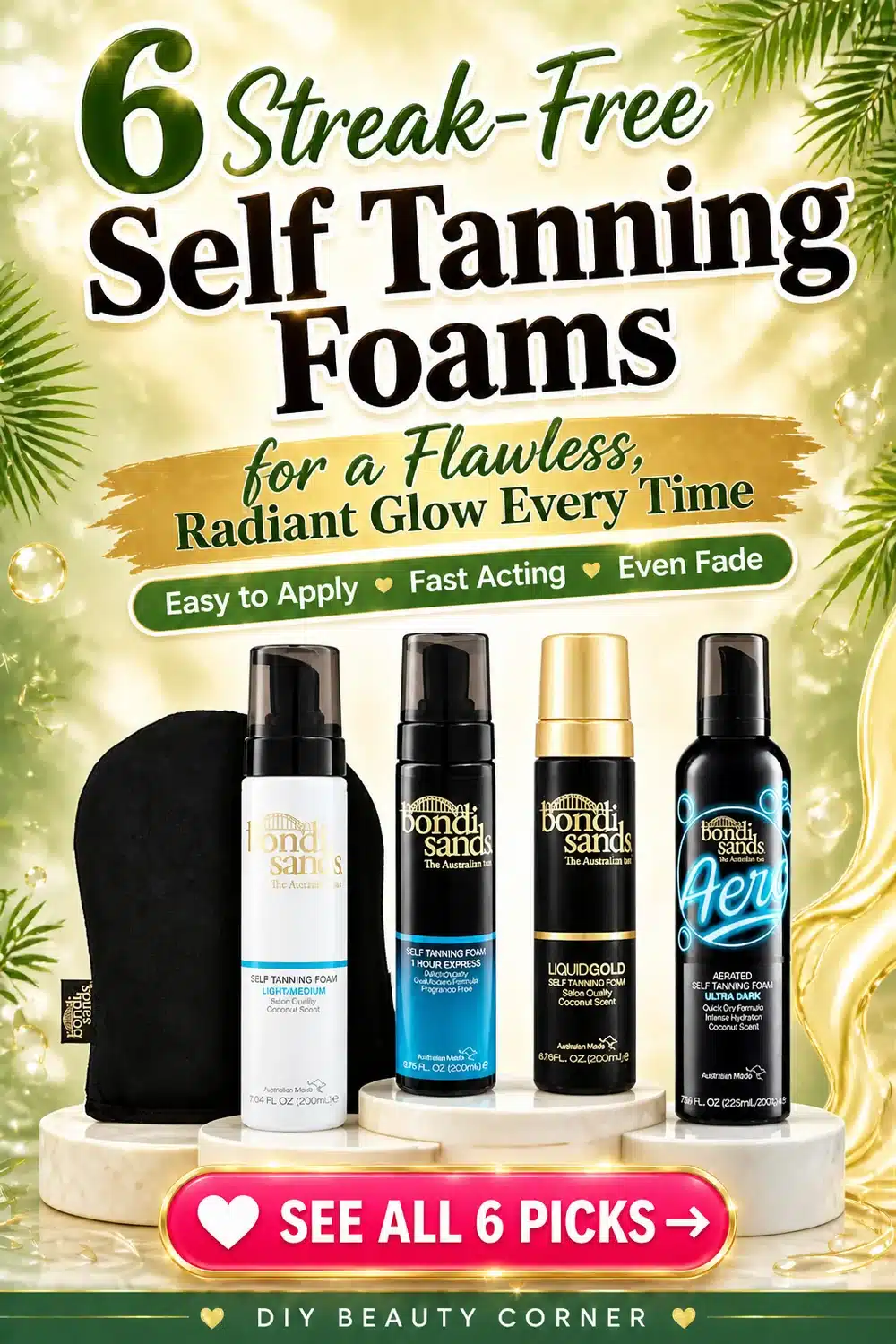 6 Streak-Free Self Tanning Foams for a Flawless, Radiant Glow Every Time