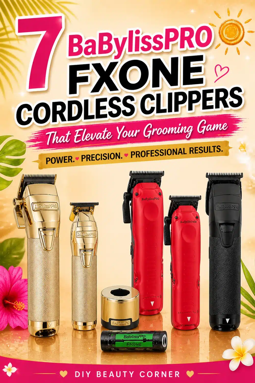 7 BaBylissPRO FXONE Cordless Clippers That Elevate Your Grooming Game Instantly