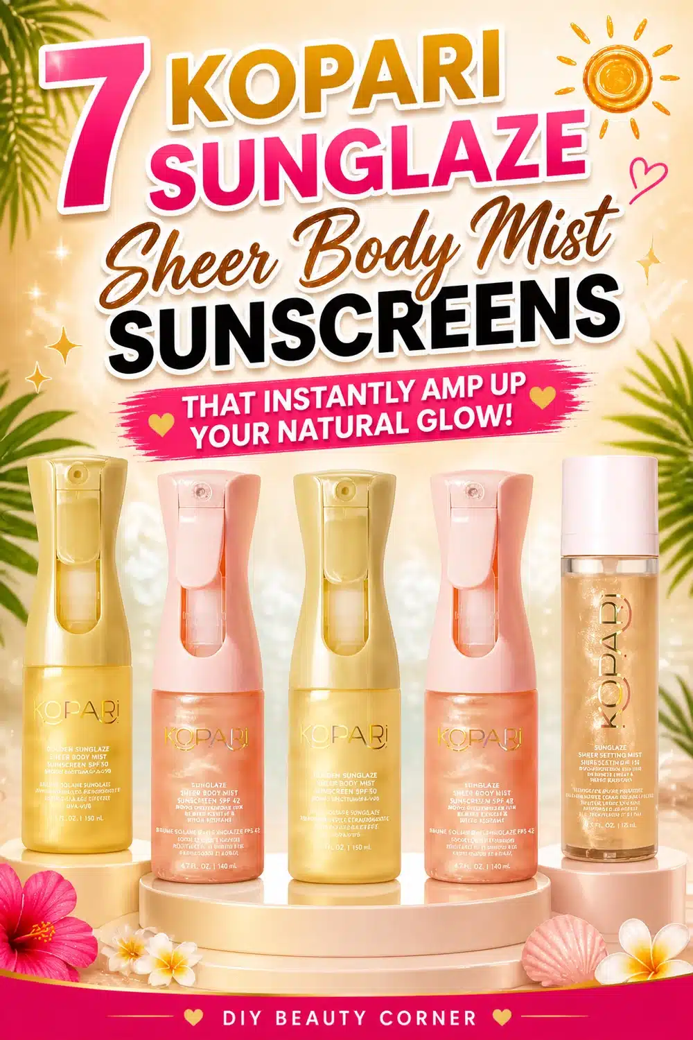 7 Kopari Sunglaze Sheer Body Mist Sunscreens That Instantly Amp Up Your Natural Glow