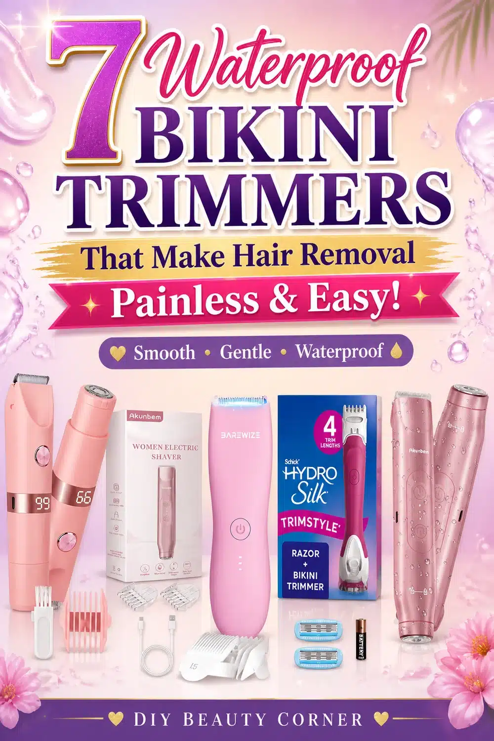 7 Waterproof Bikini Trimmers That Make Hair Removal Painless and Easy