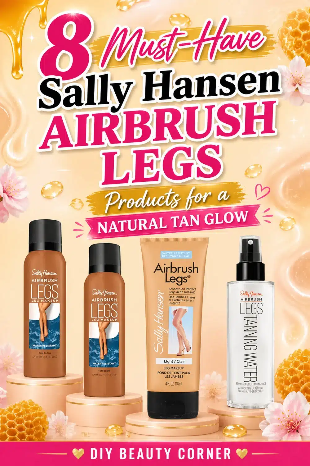 8 Must-Have Sally Hansen Airbrush Legs Products for a Natural Tan Glow