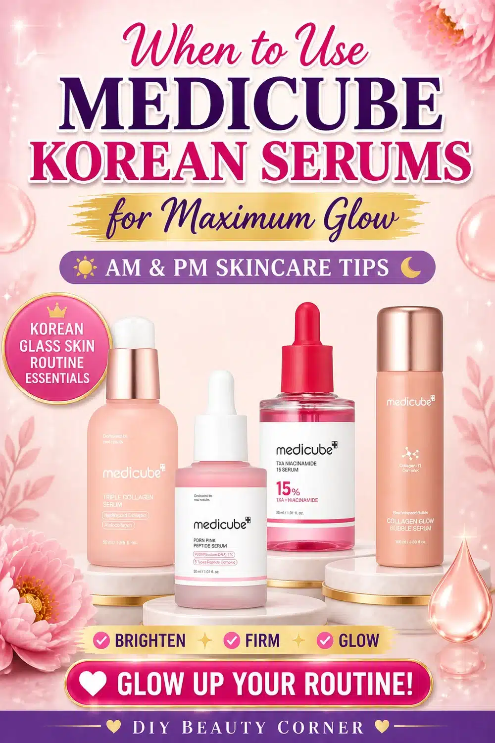 When to Use Medicube Korean Serums for Maximum Glow: AM & PM Skincare Tips