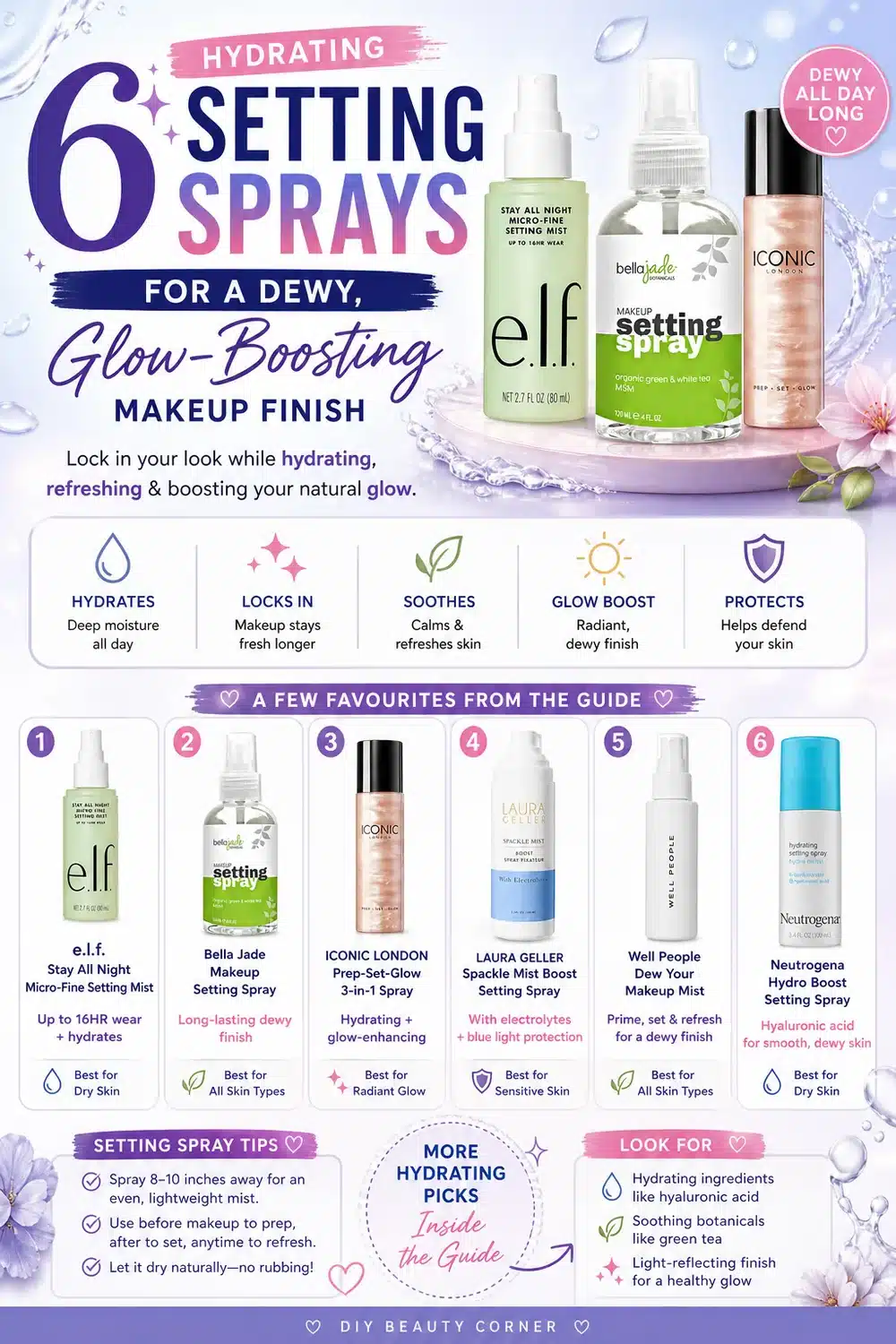 6 Hydrating Setting Sprays for a Dewy, Glow-Boosting Makeup Finish