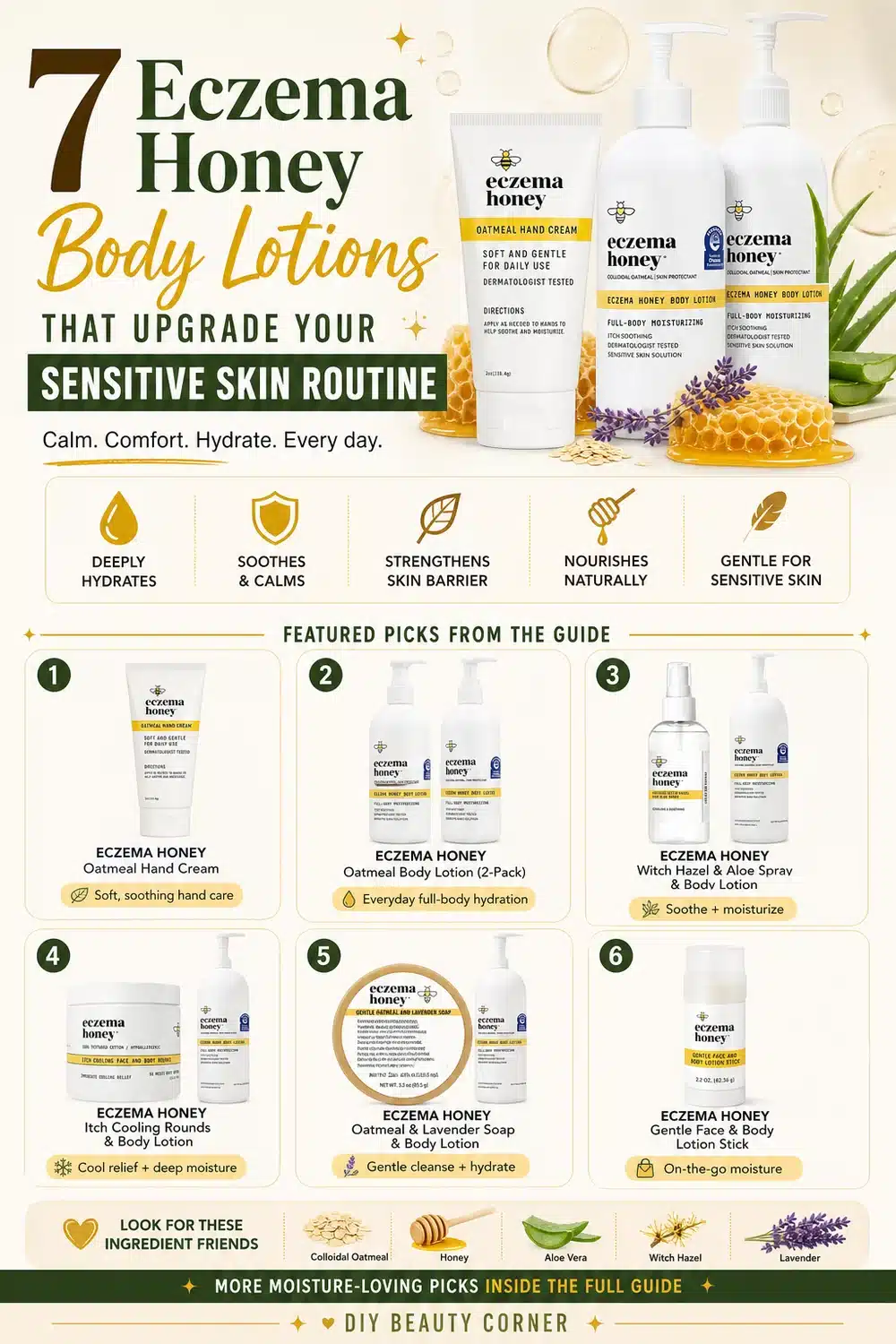 7 Eczema Honey Body Lotions That Upgrade Your Sensitive Skin Routine