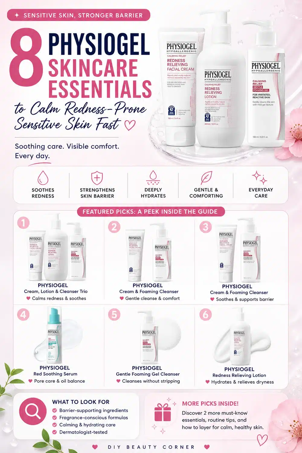 8 PHYSIOGEL Skincare Essentials to Calm Redness-Prone Sensitive Skin Fast