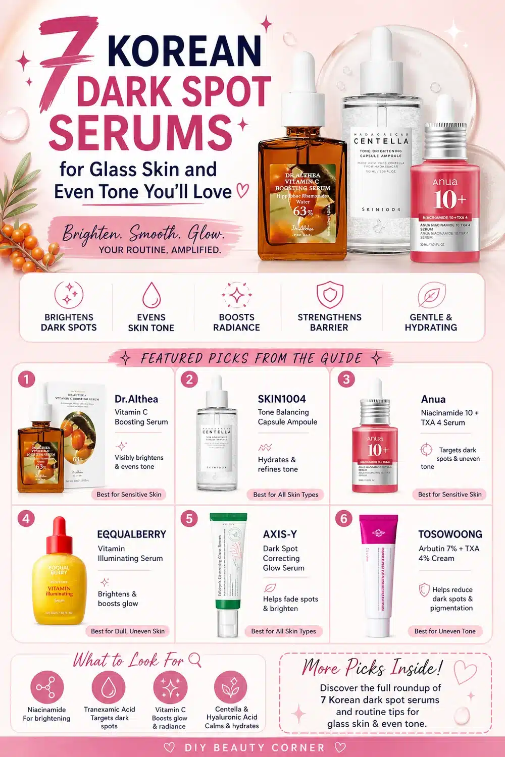 7 Korean Dark Spot Serums for Glass Skin and Even Tone You’ll Love