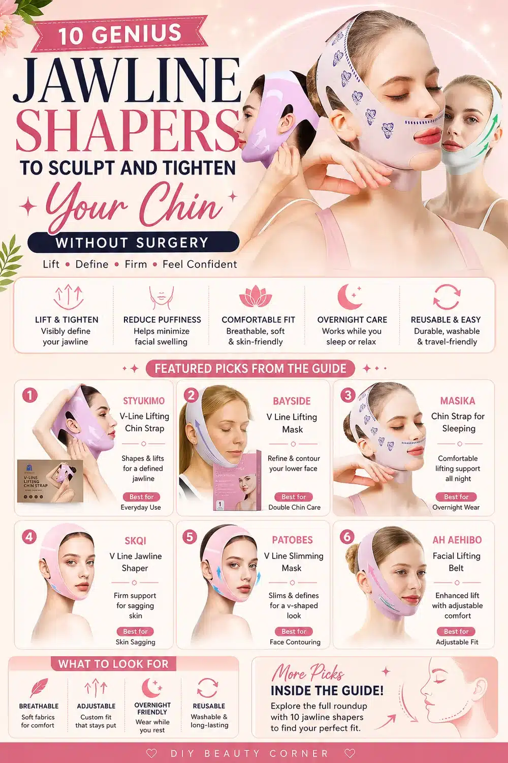 10 Genius Jawline Shapers to Sculpt and Tighten Your Chin Without Surgery