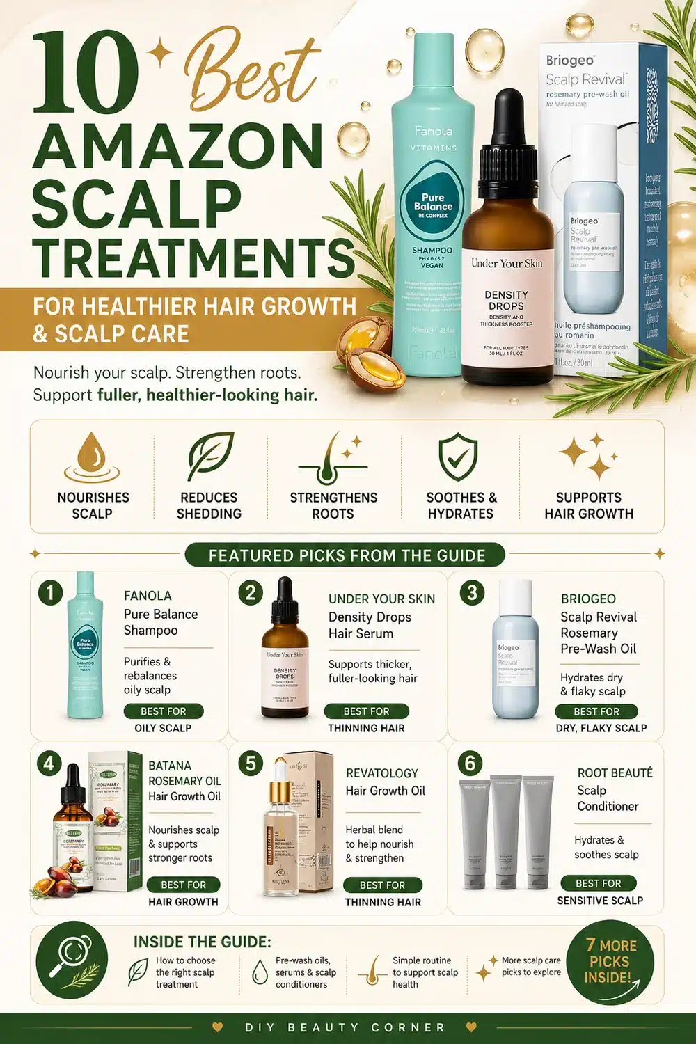 10 Best Amazon Scalp Treatments for Healthier Hair Growth & Scalp Care
