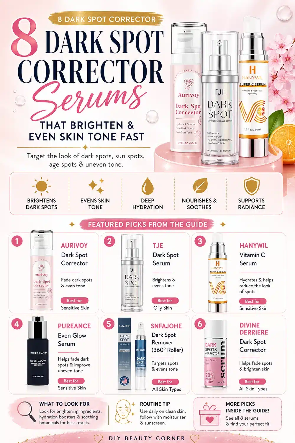8 Dark Spot Corrector Serums That Brighten & Even Skin Tone Fast