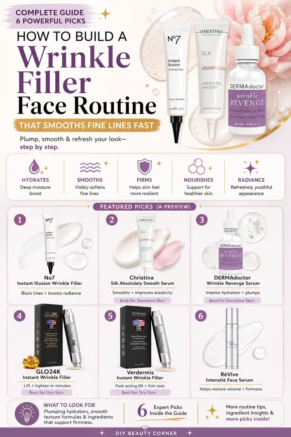 How to Build a Wrinkle Filler Face Routine That Smooths Fine Lines Fast