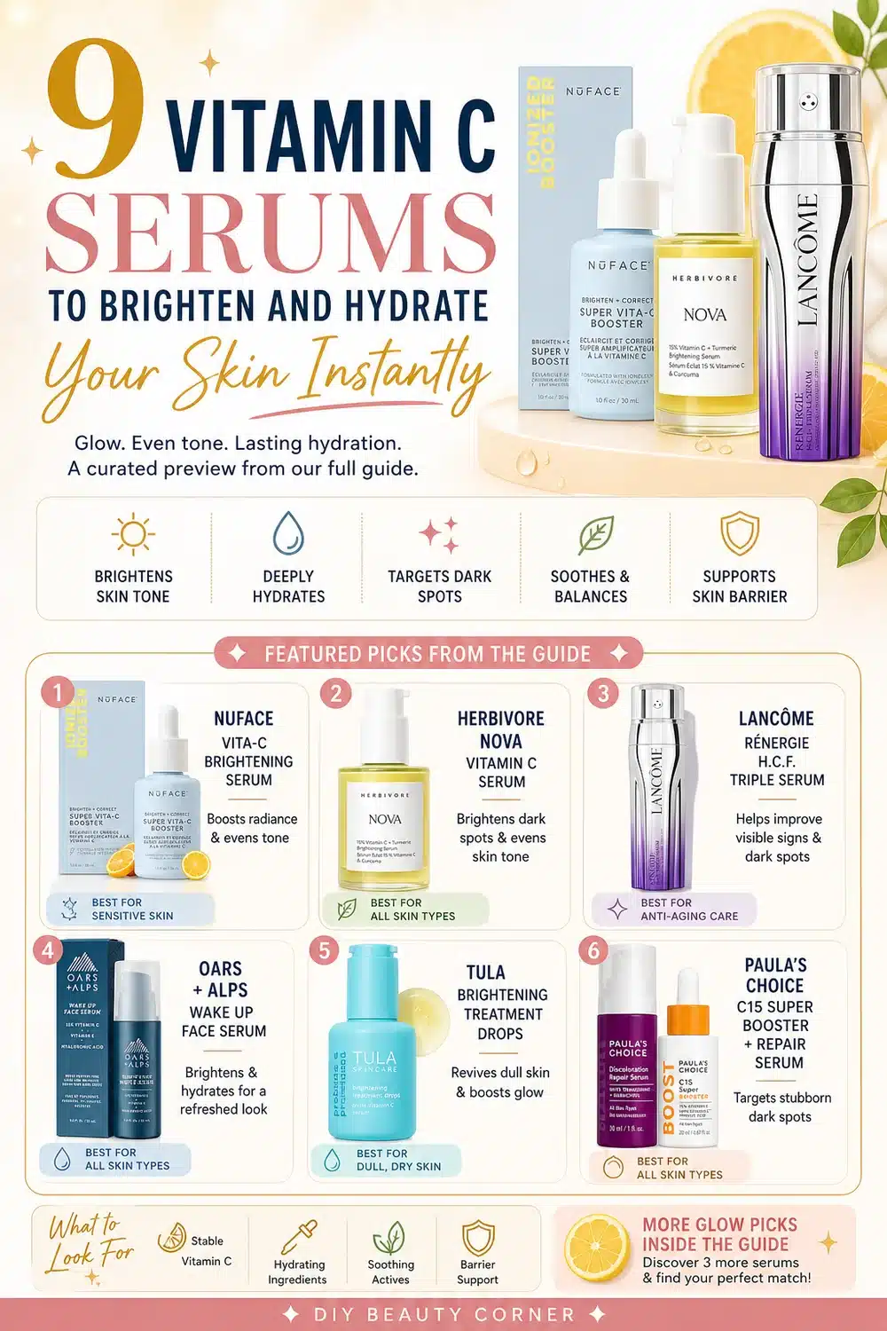 9 Vitamin C Serums to Brighten and Hydrate Your Skin Instantly