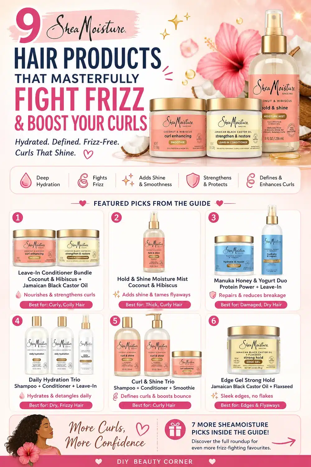 9 SheaMoisture Hair Products That Masterfully Fight Frizz & Boost Your Curls