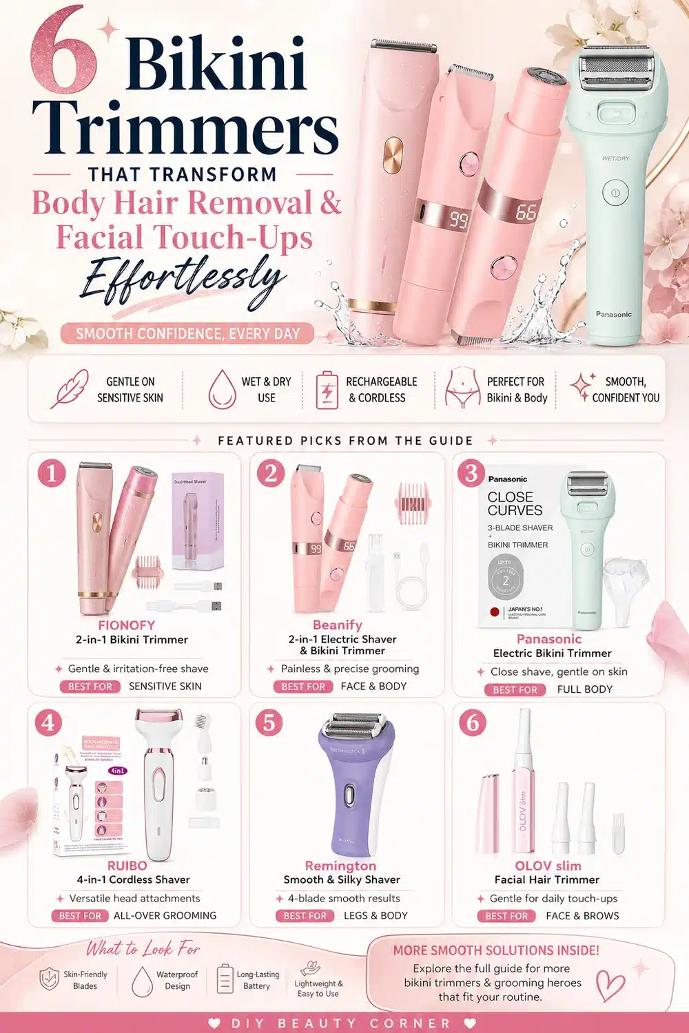 6 Bikini Trimmers That Transform Body Hair Removal & Facial Touch-Ups Effortlessly