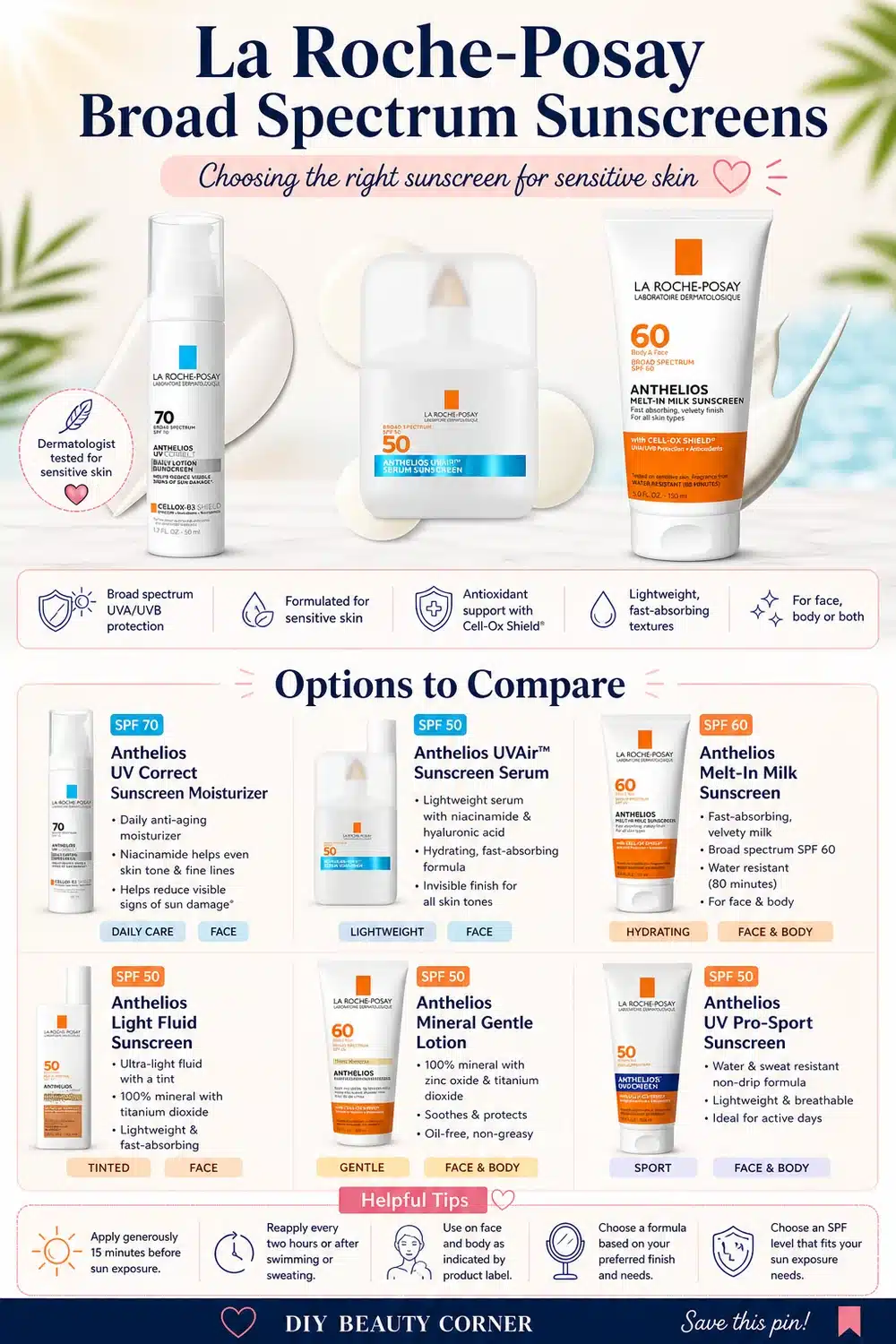 9 La Roche-Posay Sunscreens That Are So Gentle and Comforting for Sensitive Skin