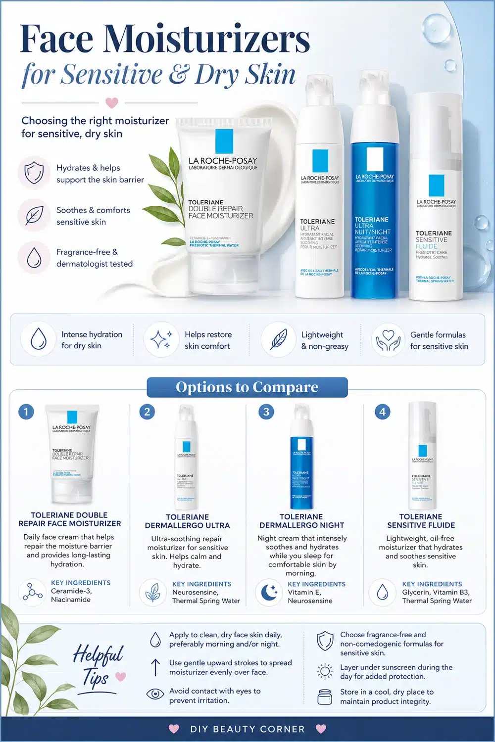 10 Must-Have La Roche-Posay Moisturizers & Creams for Everyday Hydration & Comfort