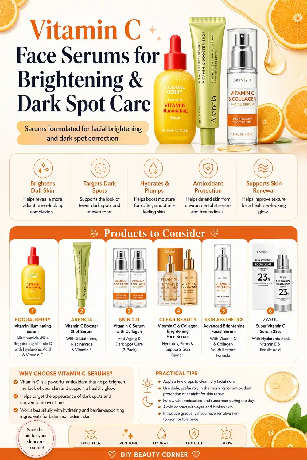 7 Must-Have Korean Vitamin C Serums to Brighten and Clear Dark Spots